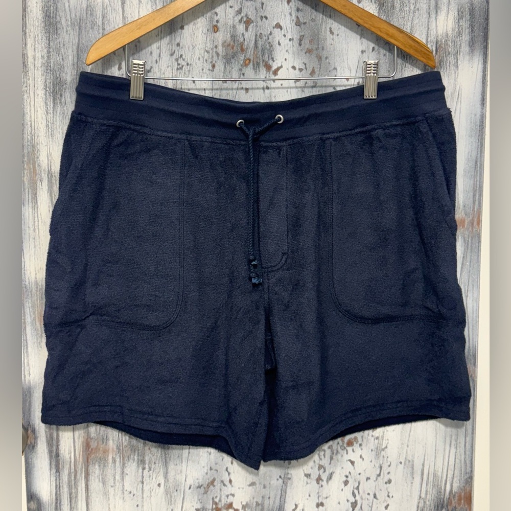 Outerknown Men's Hightide Sweatshorts Elastic Waist Drawstring Size XL Blue NWT